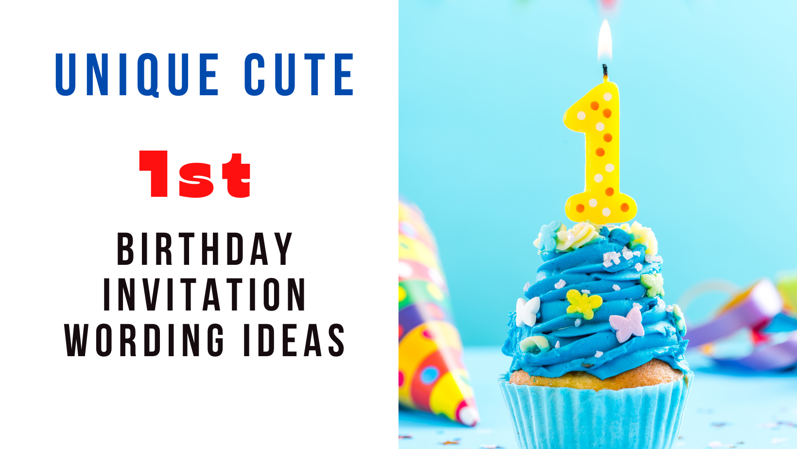 Celebrate with Style: Unique Cute 1st Birthday Invitation Wording Ideas
